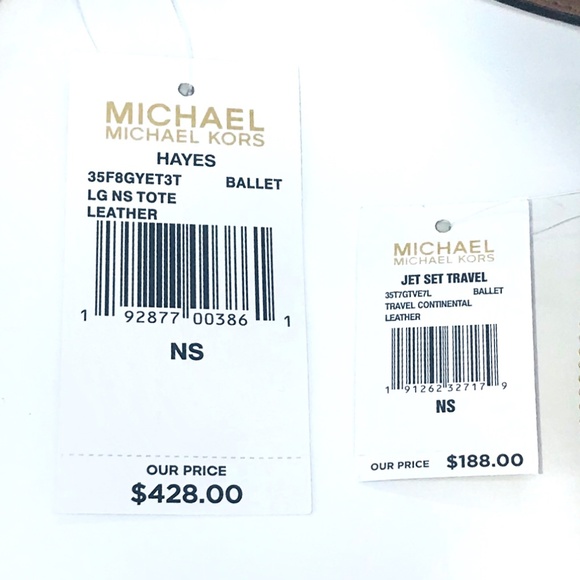 2PCS Michael Kors Hayes Tote Wallet Charms Set - Picture 8 of 8